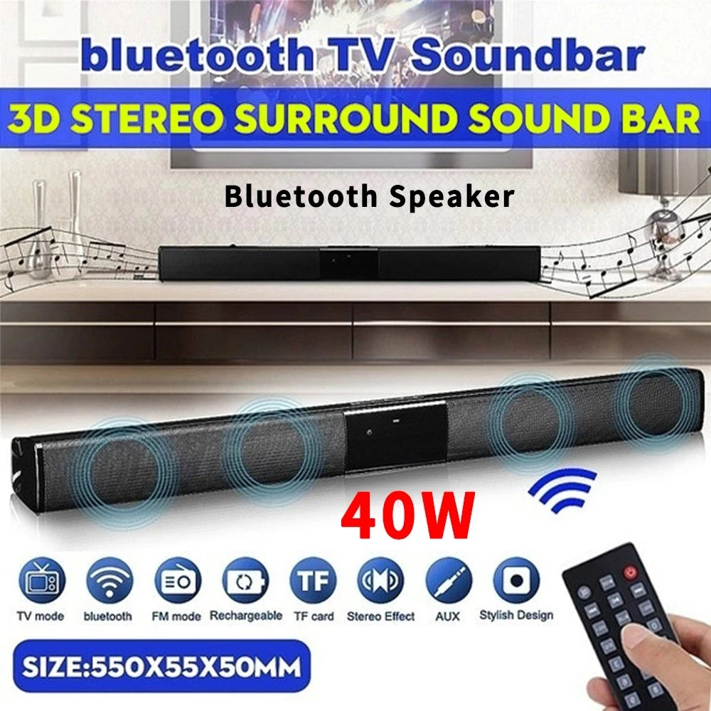 40W Wireless Bluetooth Speaker TV C