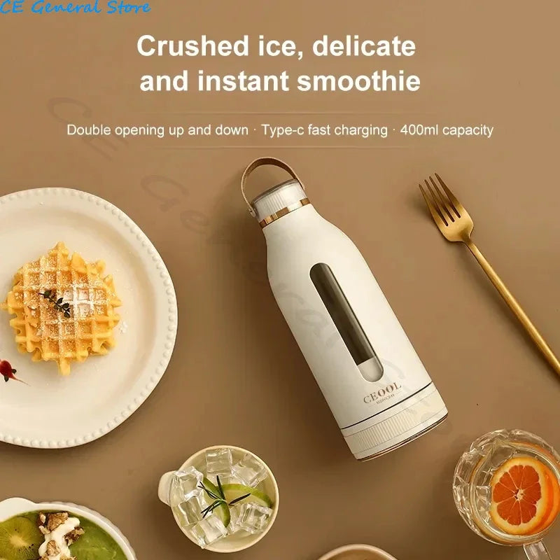 New Electric Blender Juicer USB Fast Rechargeable Mixer