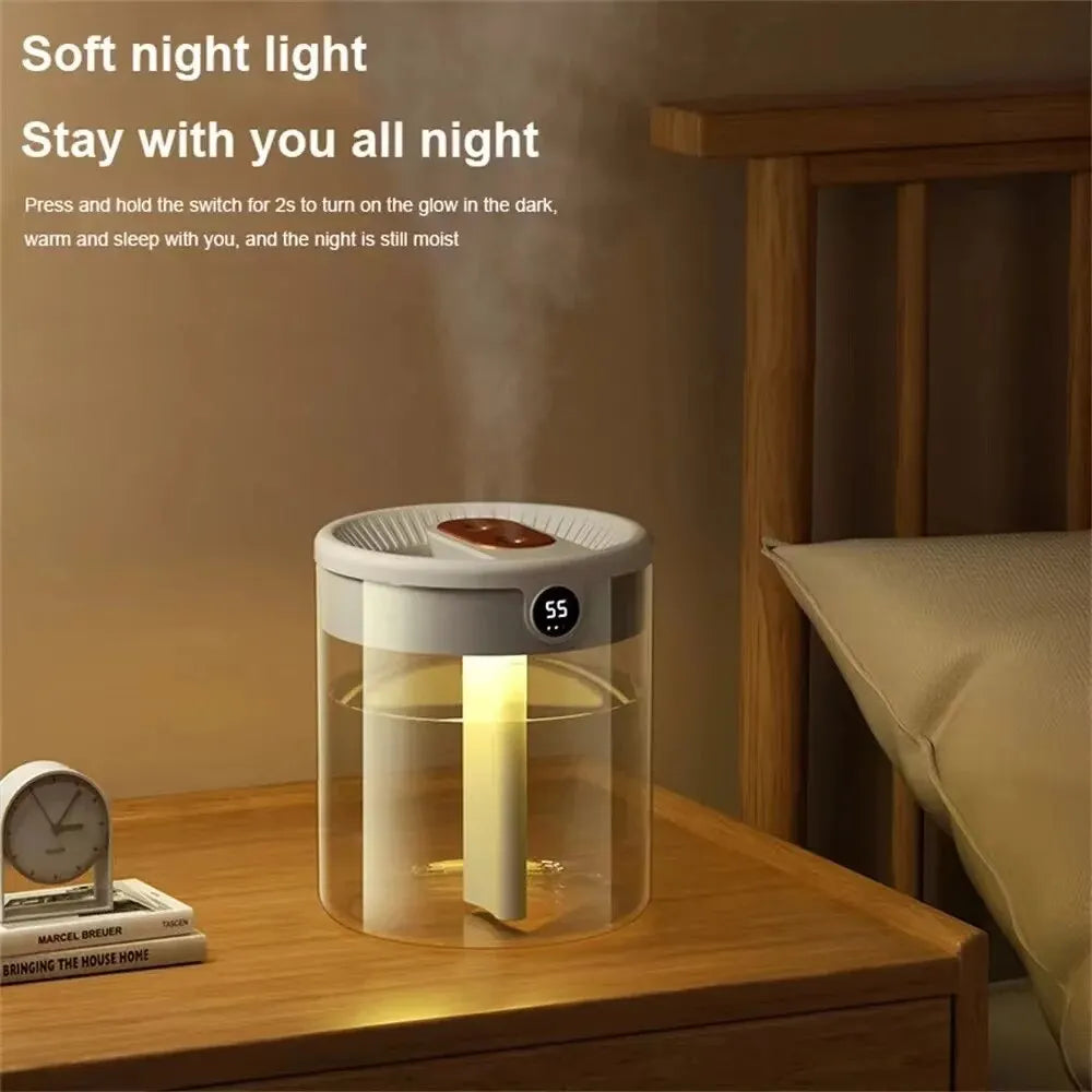 2L Humidifier Household Small Large Capacity Mute  Usb