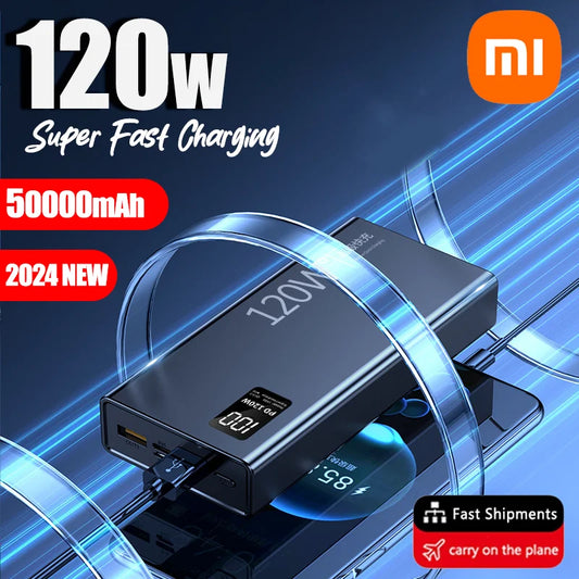 50000mAh Fast Charging Powerbank Portable Battery