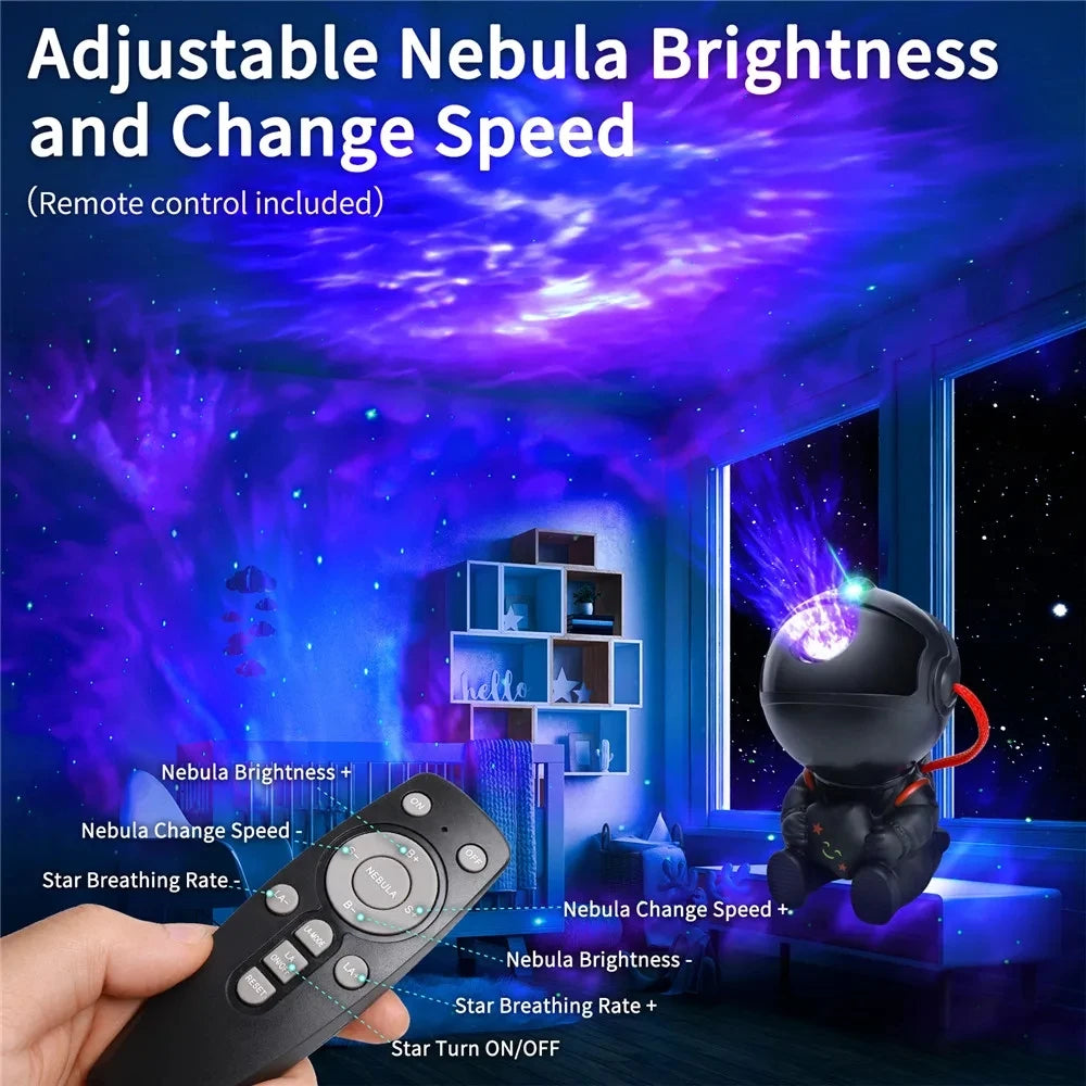 Astronaut Starry Sky Atmosphere Light LED Night Light Projection Light Galaxy Projector