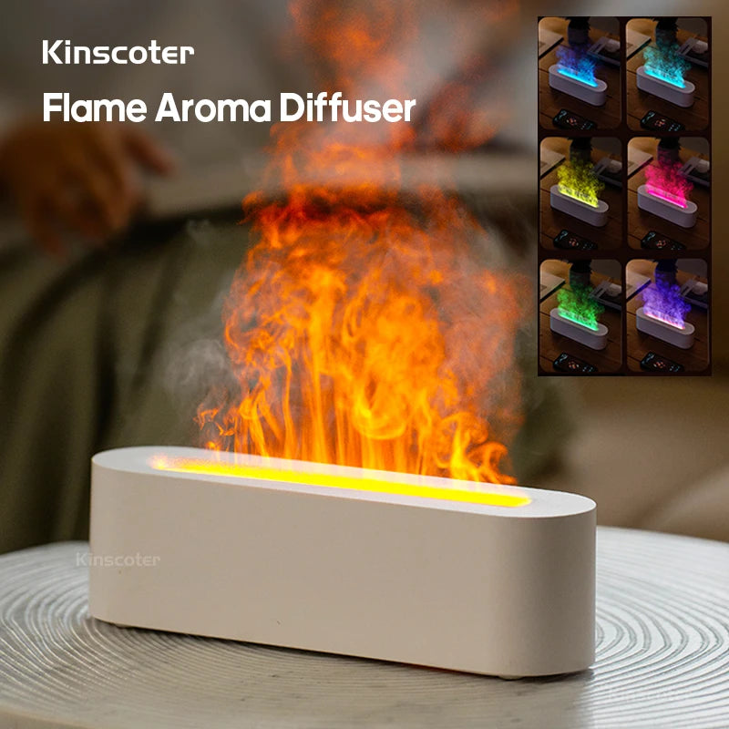 Essential Oil Aroma Diffuser Flame Air