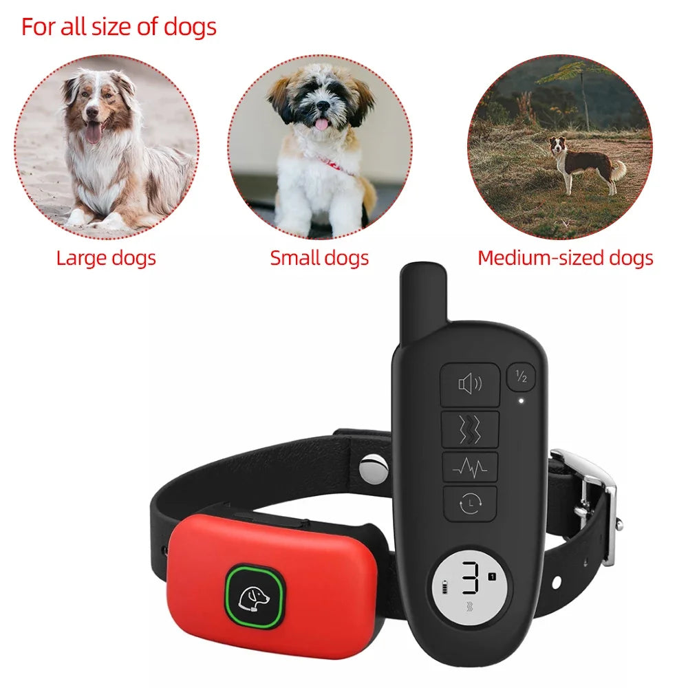 Range Dog Training Collar Waterproof Electric Shock Vibrationr