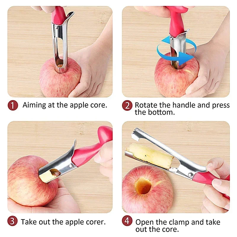 Stainless Steel Premium Apple Corer Apple Pears Core Remover Tool