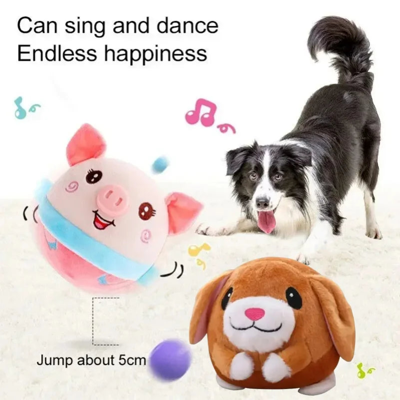 Dog Toy Ball Pet Electronic Pet Bouncing Jump New Gift For Pets USB Rechargeable