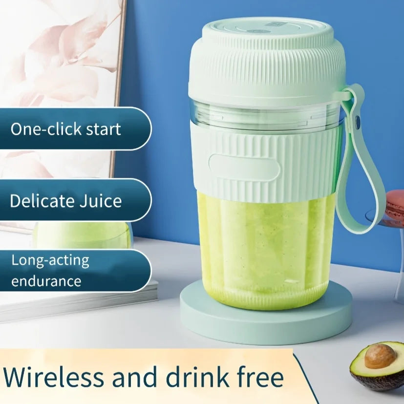 Wireless Portable Blender USB Rechargeable Mini Juice Blender