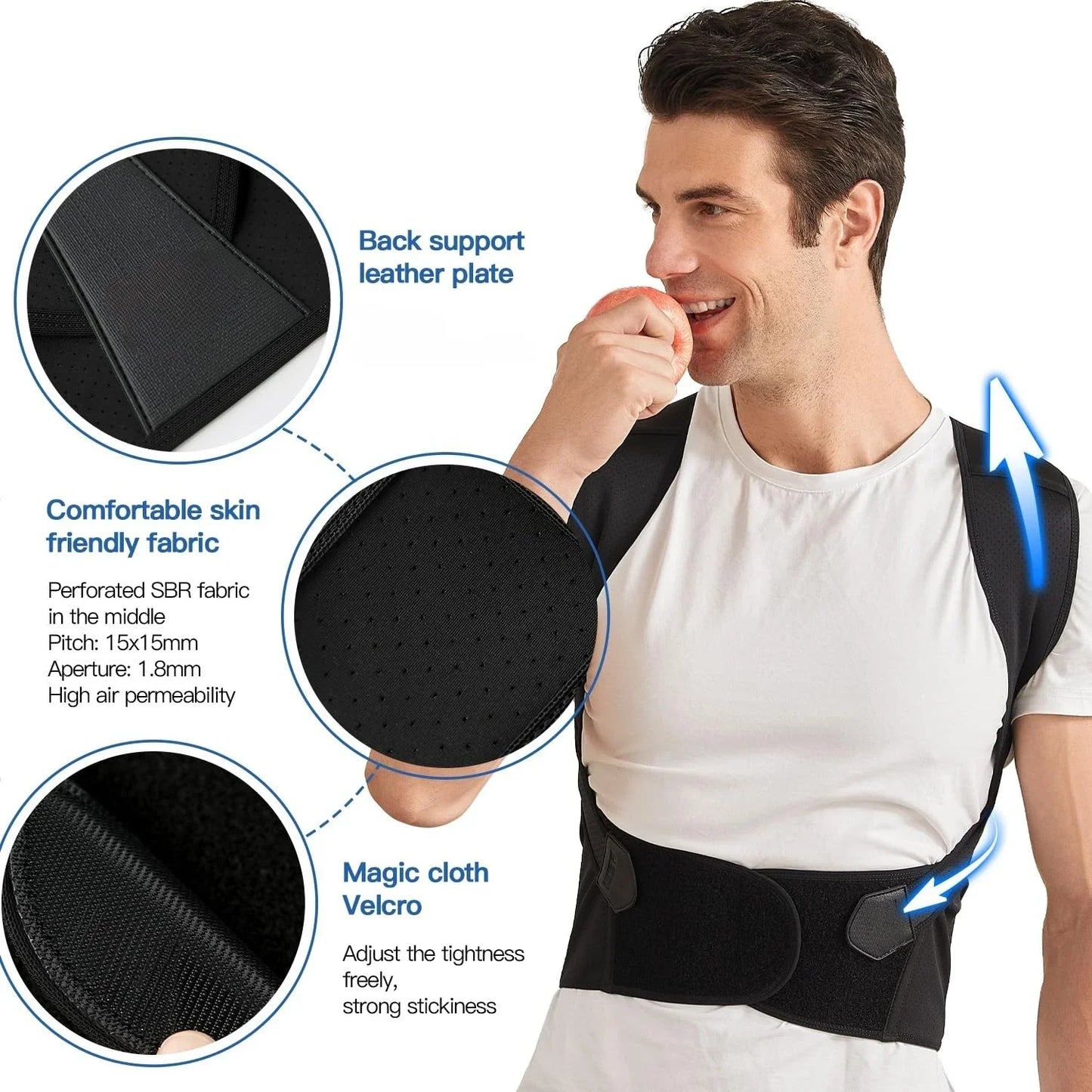 Posture Corrector for Women and Men  Adjustable Shoulder Posture Brace