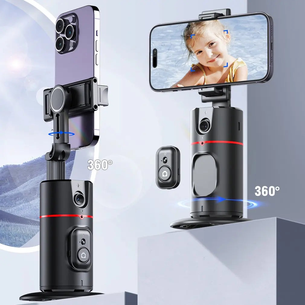 Auto Face Tracking Tripod 360 Degrees Rotation Body Phone Camera Mount Gesture Control Gimbal Stabilizer