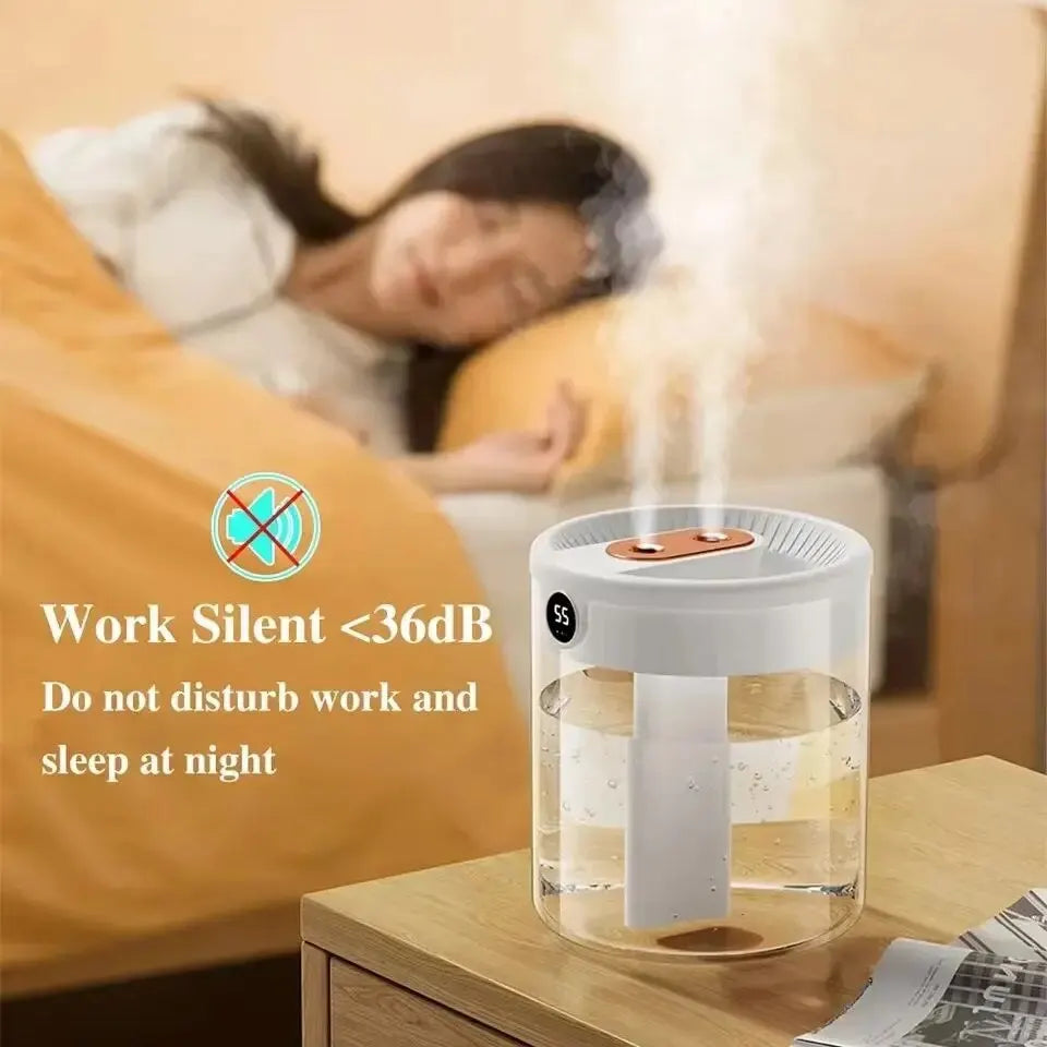 2L Humidifier Household Small Large Capacity Mute  Usb