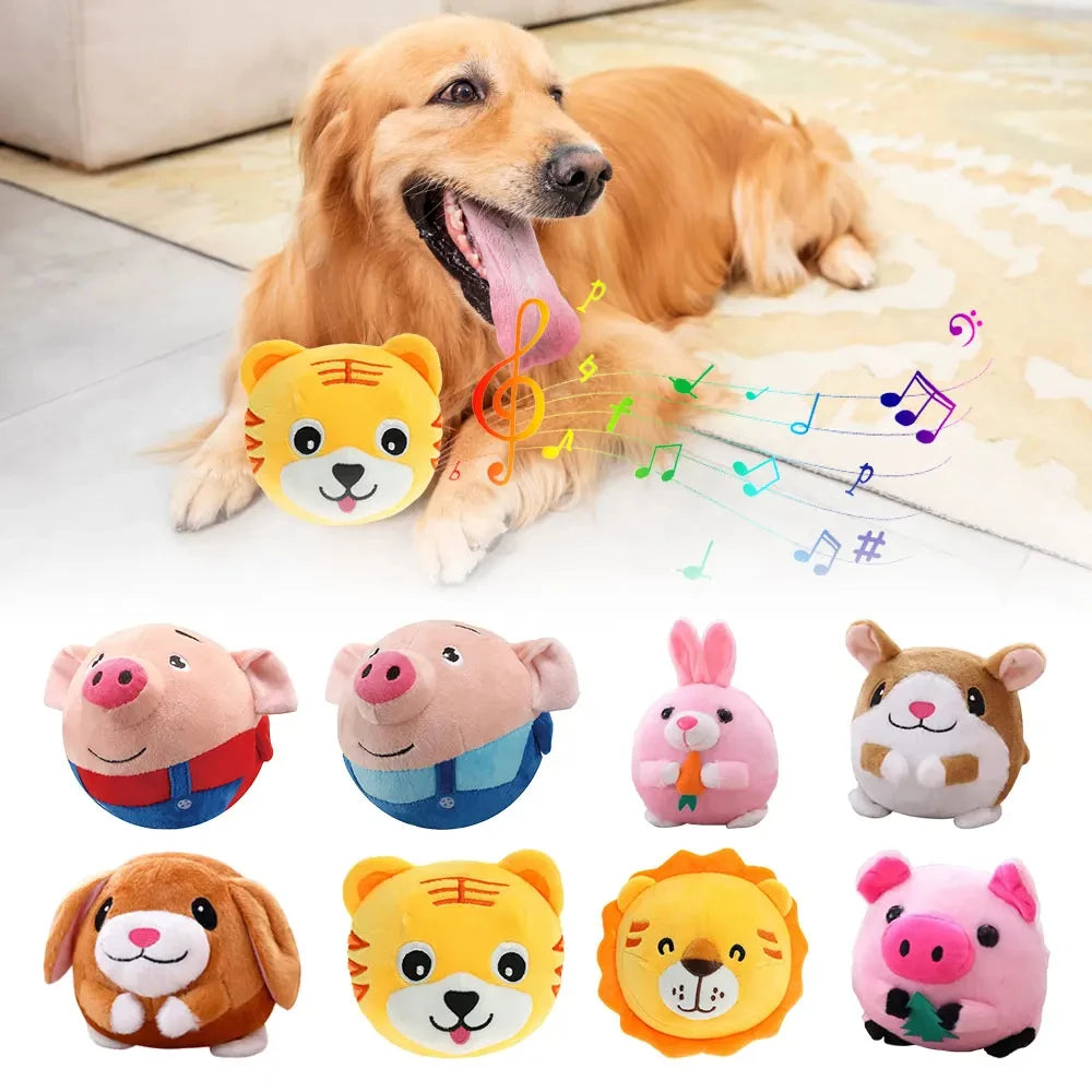 Dog Toy Ball Pet Electronic Pet Bouncing Jump New Gift For Pets USB Rechargeable