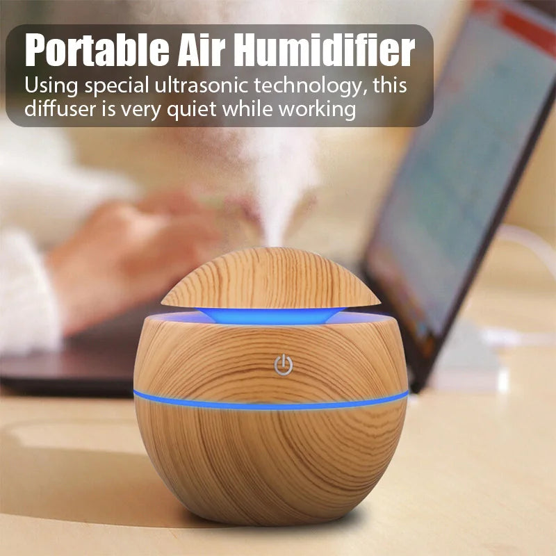 Purifier Aroma Diffuser USB Ultrasonic Cool Mist Sprayer Essential Oil Fragrance