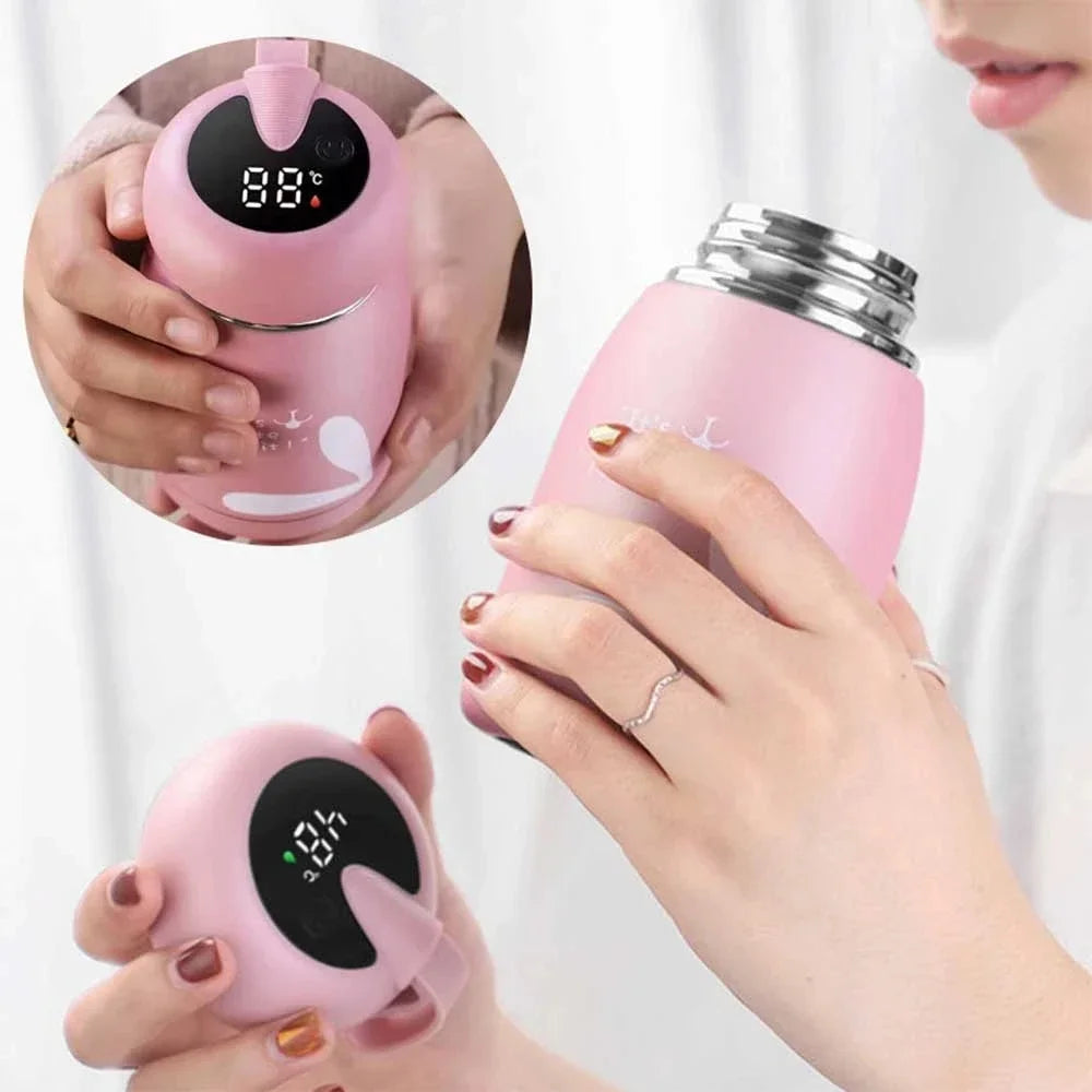 Smart Thermos Temperature Display Portable