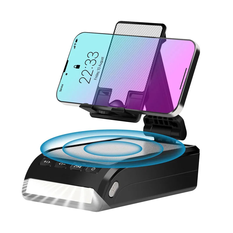 Cell Phone Stand with Wireless Bluetooth Speaker