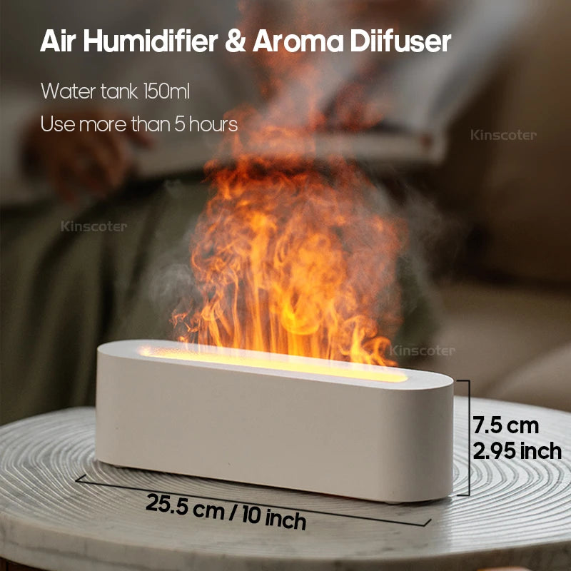 Essential Oil Aroma Diffuser Flame Air