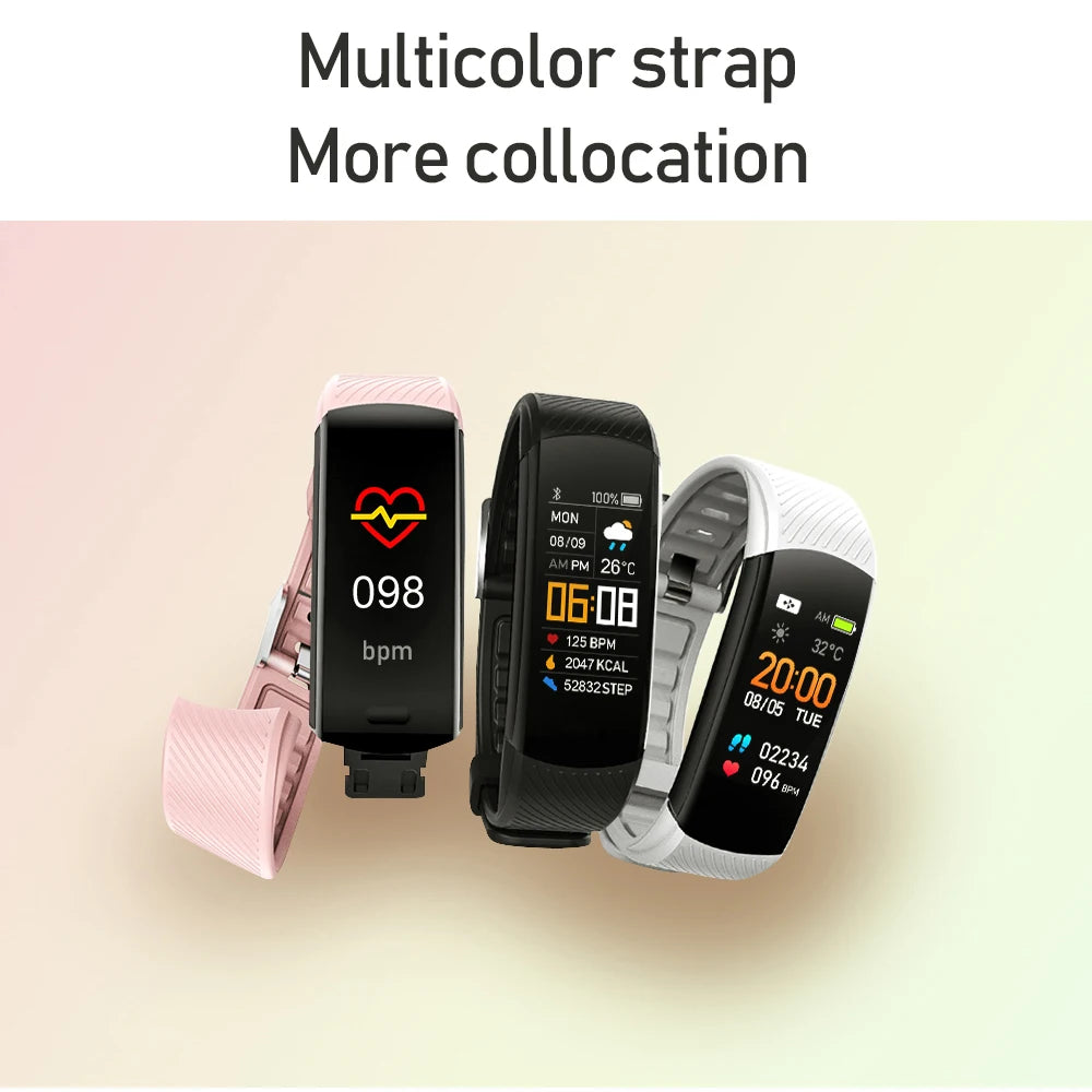 Original Fitness Smart Watch Heart Rate Monitor Weather Clock Band Sport Waterproof