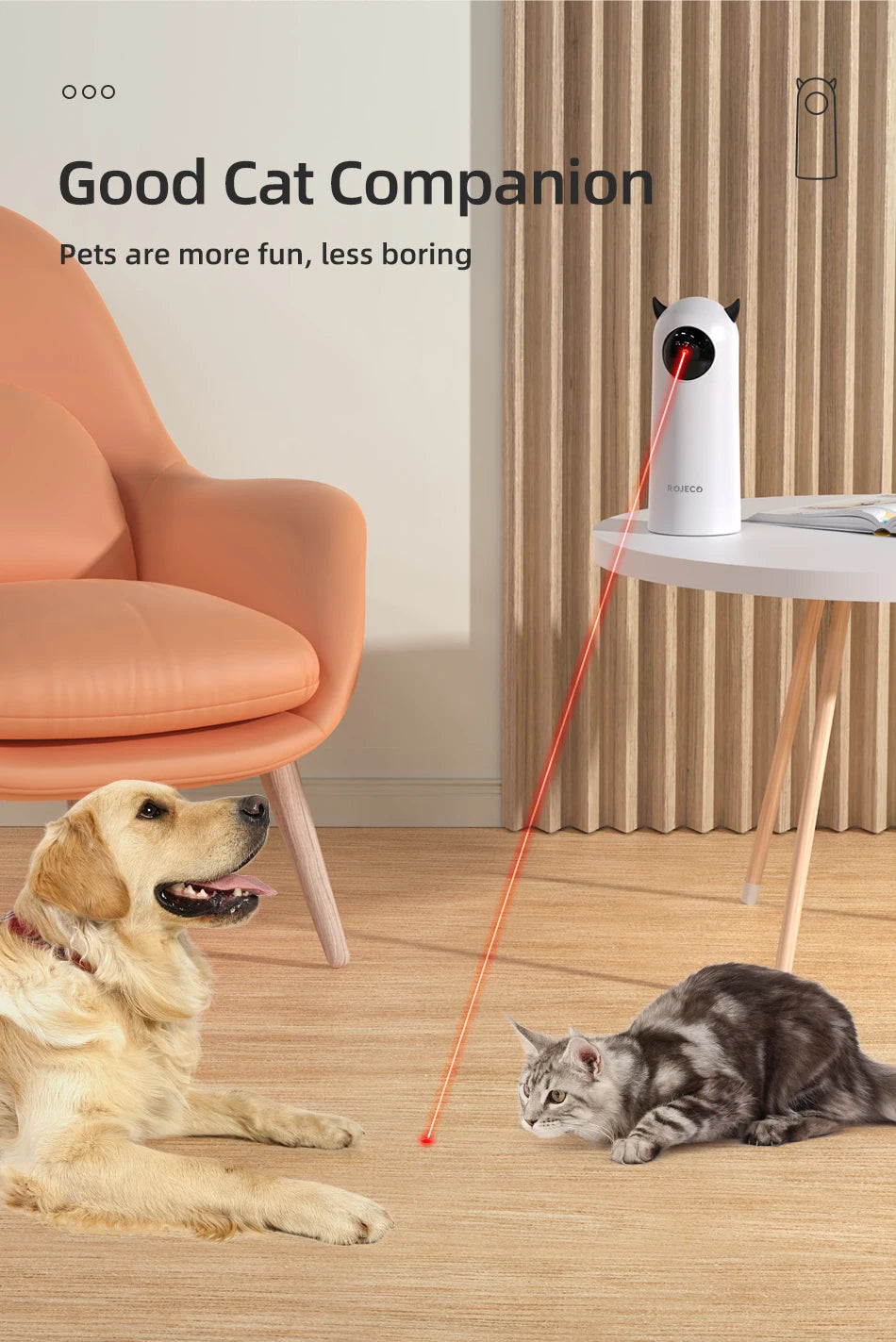 Interactive Smart Teasing Pet LED Laser