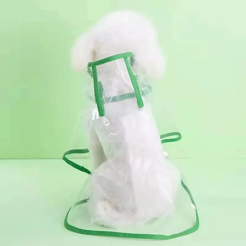 Pet Dog Puppy Transparent Rainwear Raincoat