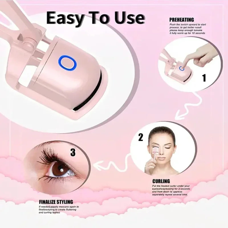 Power X Trade’s Electric Eyelash Curler USB Charging Model Fast Heating