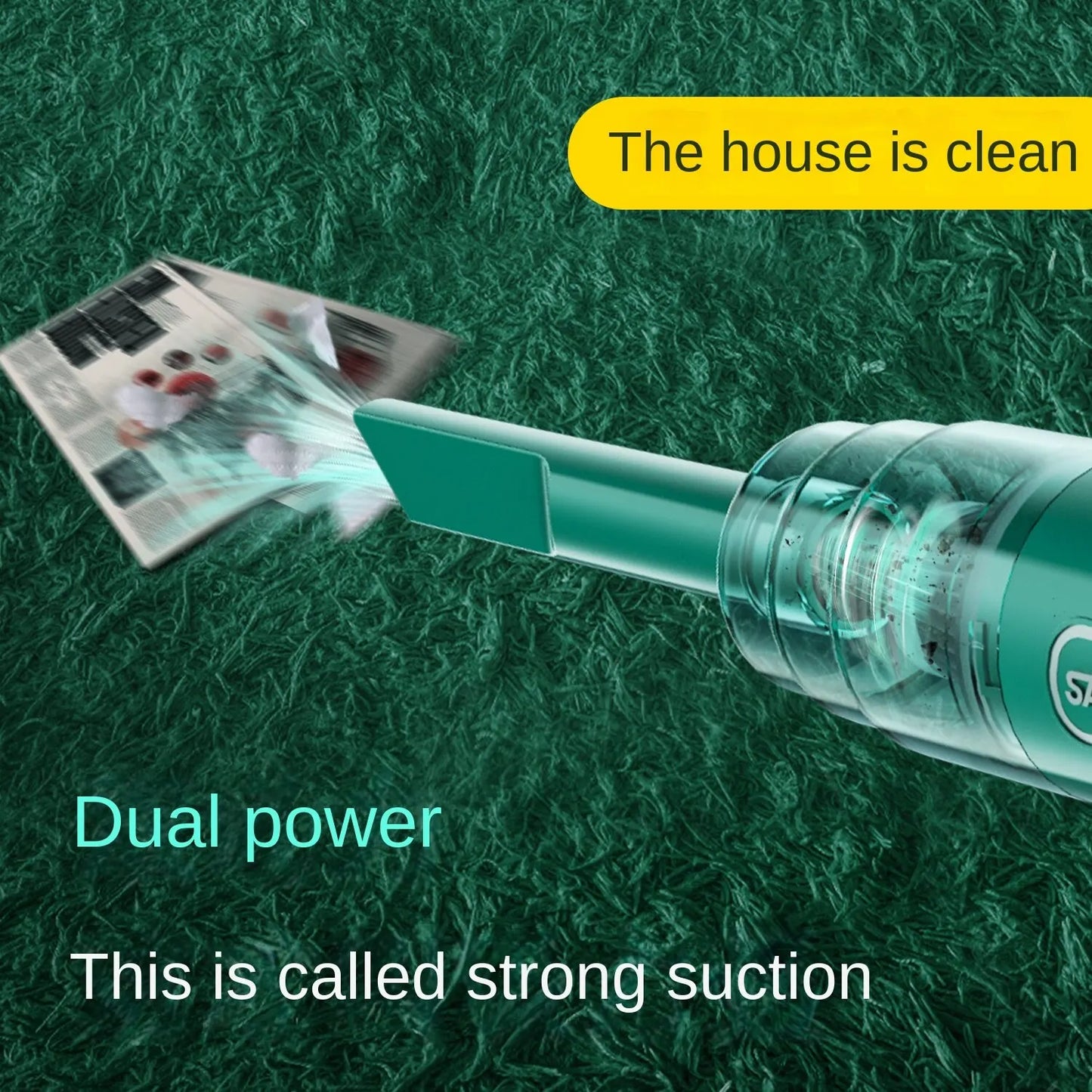 Car Cordless Vacuum Cleaner Portable Large Suction