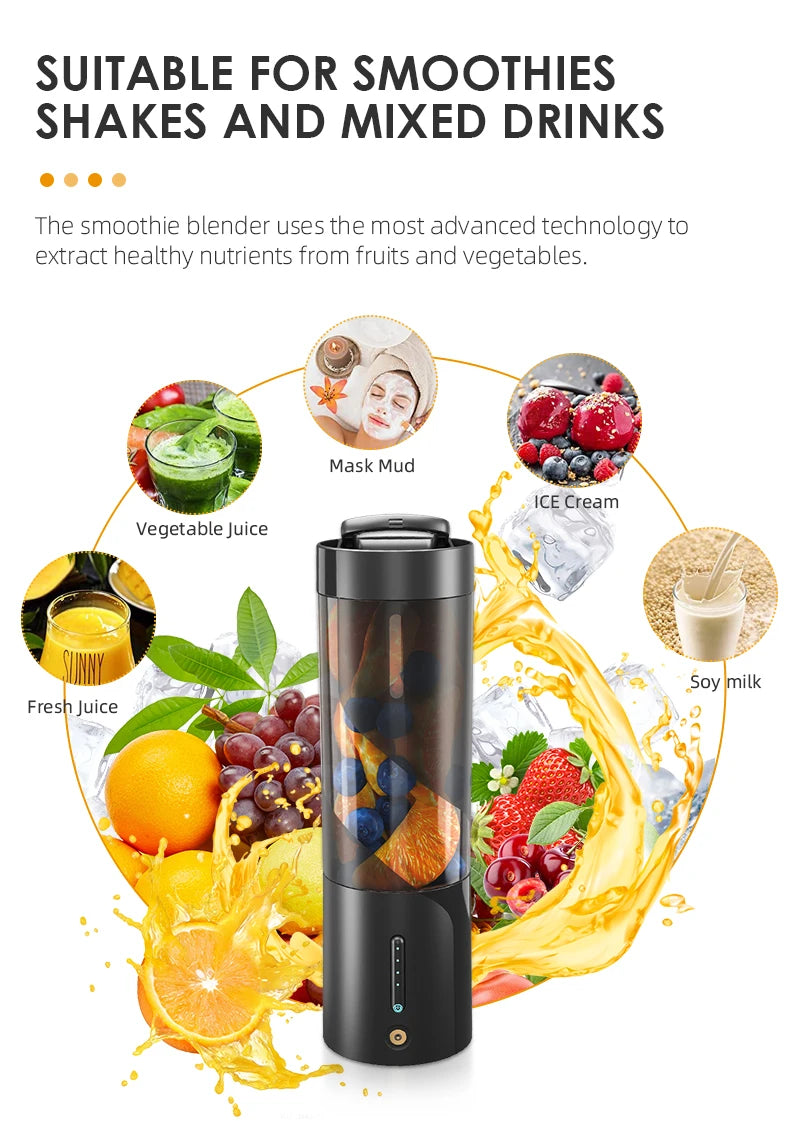 Portable Mixer Fresh Juicer Multifunction