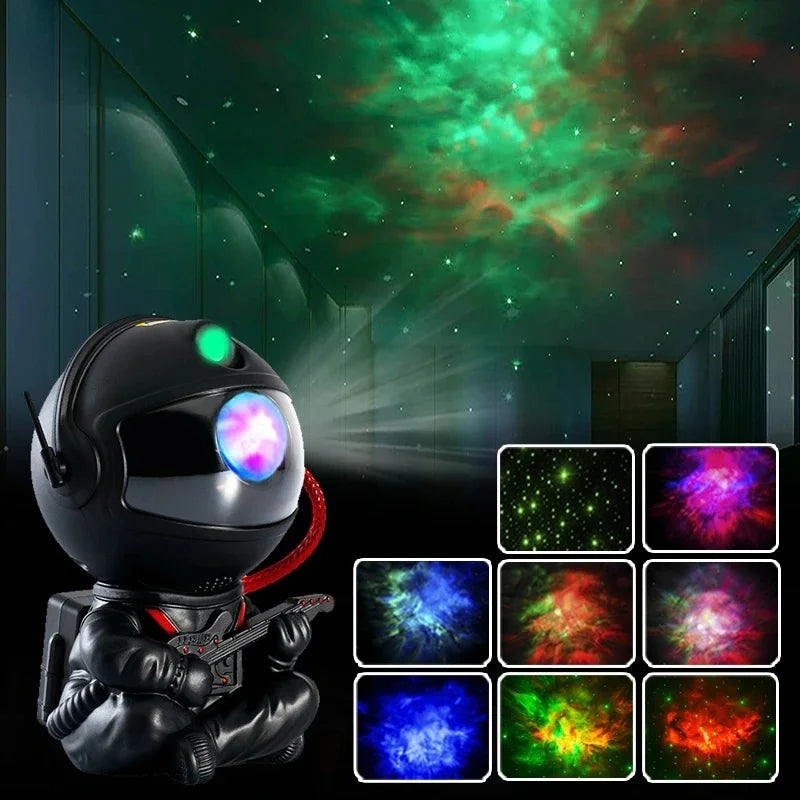 Astronaut Starry Sky Atmosphere Light LED Night Light Projection Light Galaxy Projector