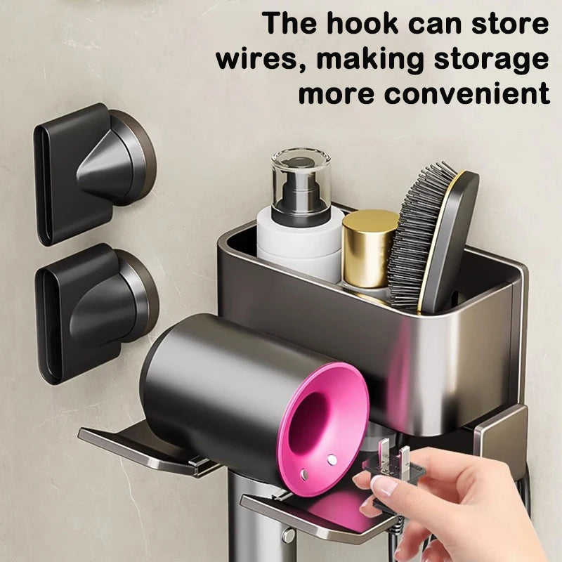 Bathroom Hair Dryer Holder