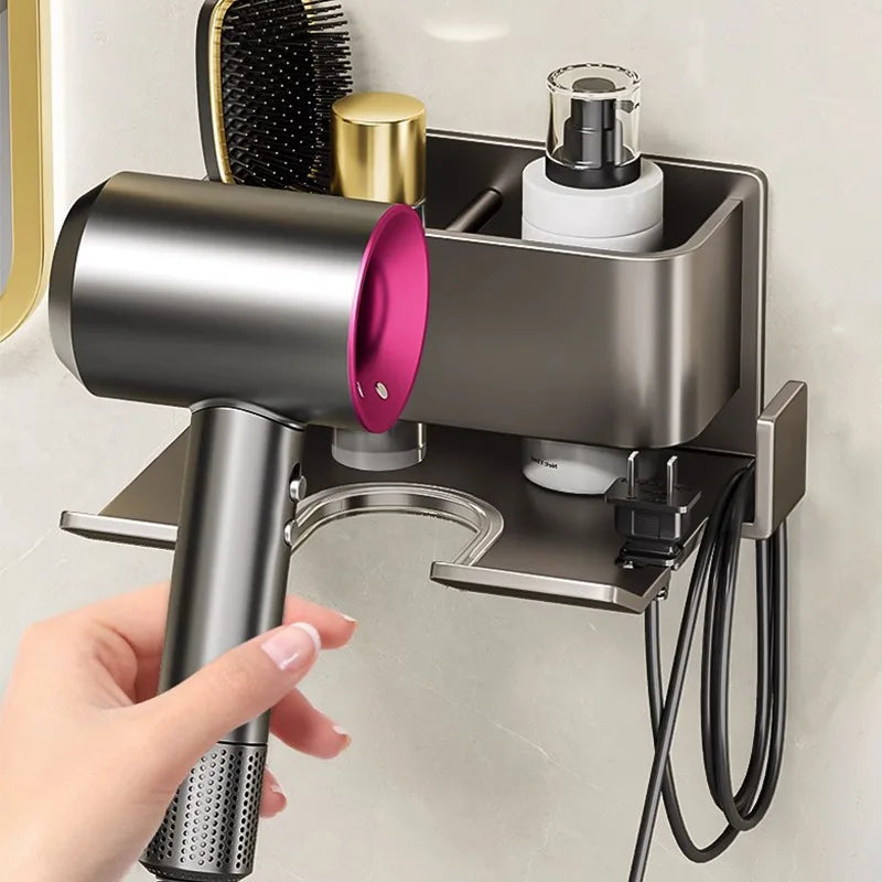 Bathroom Hair Dryer Holder