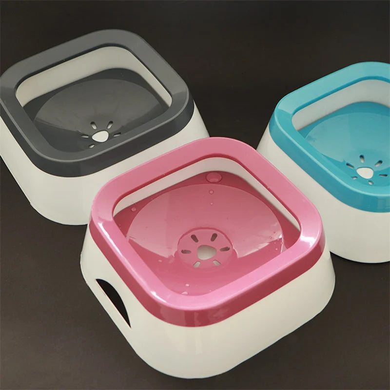 Anti-splash Water Bowl For Dogs 1L Large Capacity Drinker Drinking Bowls