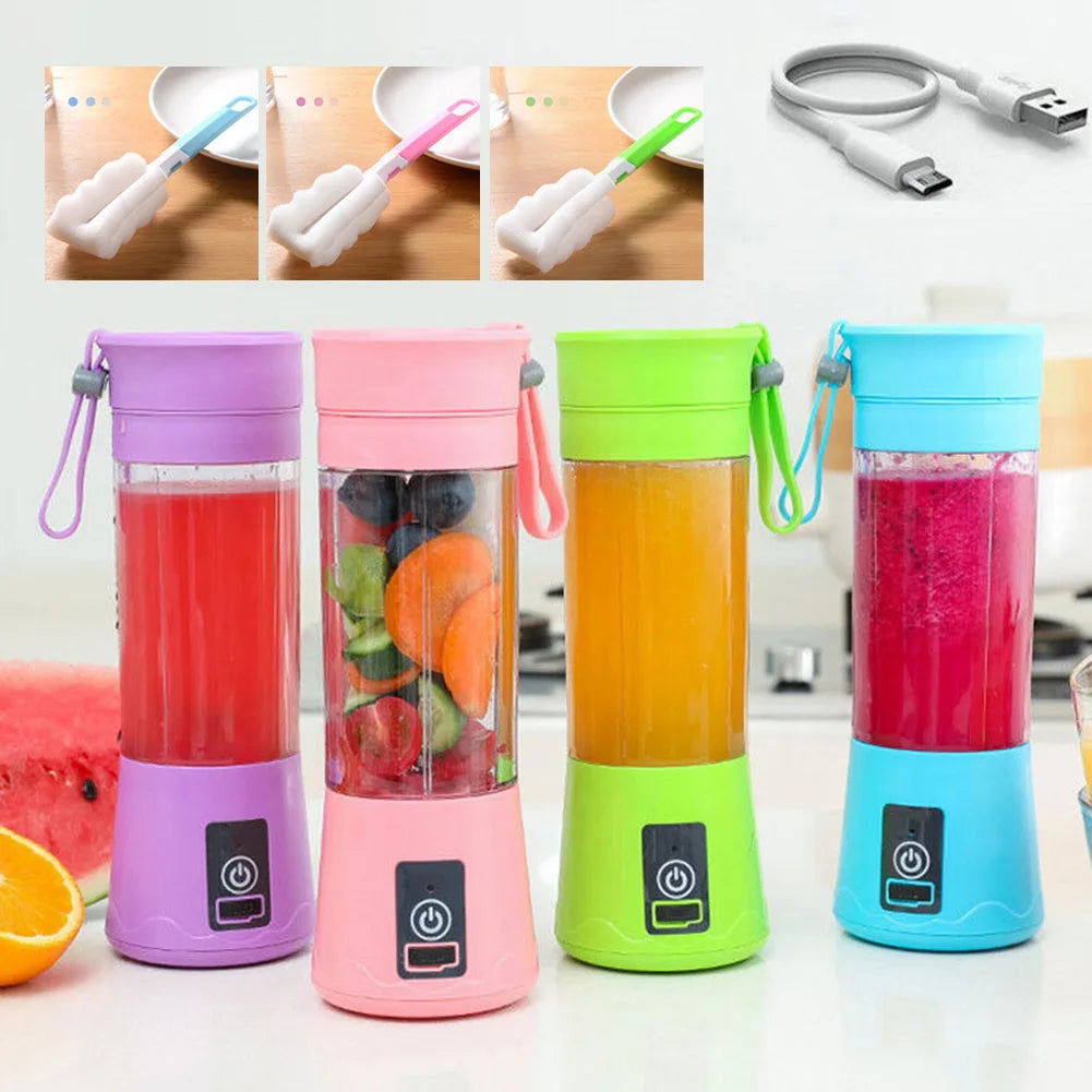 Portable Fruit Juice Blenders Summer Personal Electric Mini Bottle Home USB