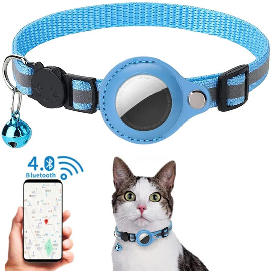 Apple Airtag Case cat collar with bell reflex nylon collar