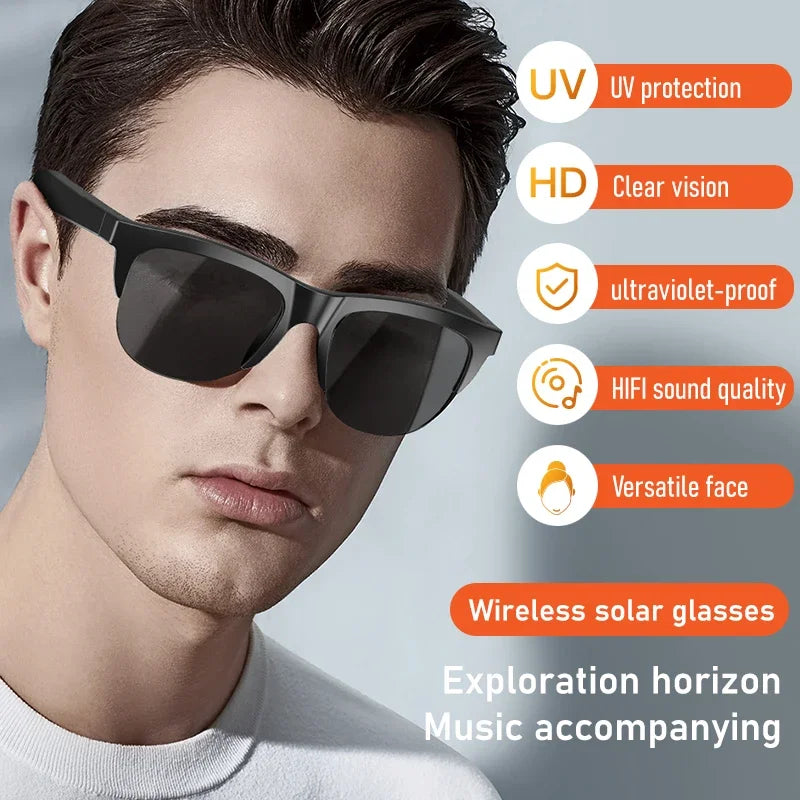 Smart Bluetooth Sunglasses Glasses Call Outdoor Sports