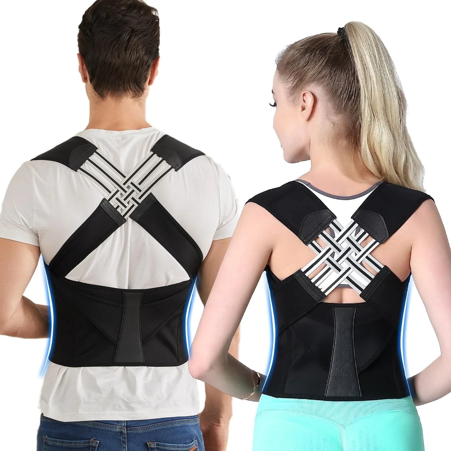 Posture Corrector for Women and Men  Adjustable Shoulder Posture Brace