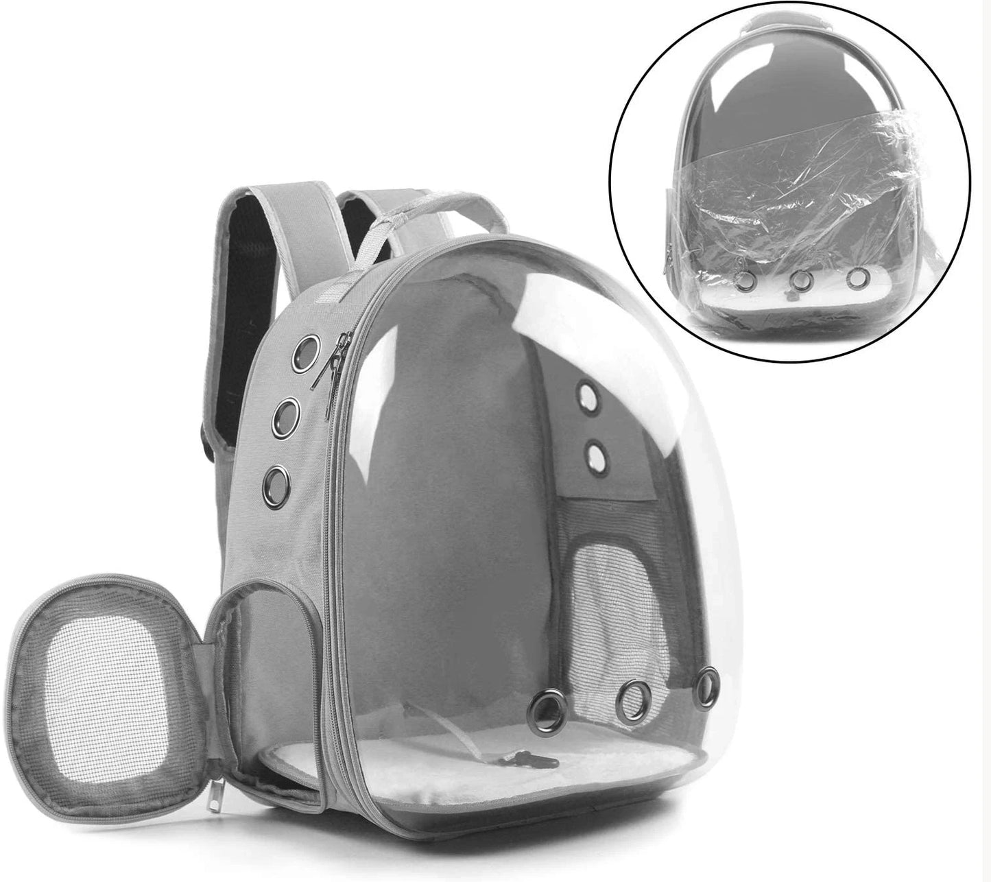 Cat Pet Carrier Backpack Transparent Small Animal Puppy Kitty