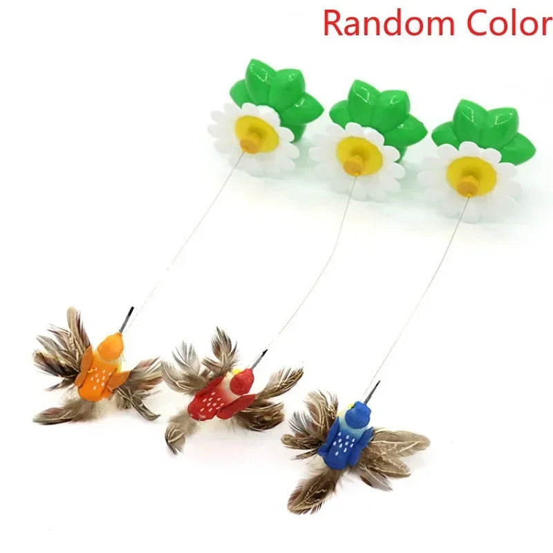 Rotating Electric Flying Butterfly Colorful Interactive  Funny Toys