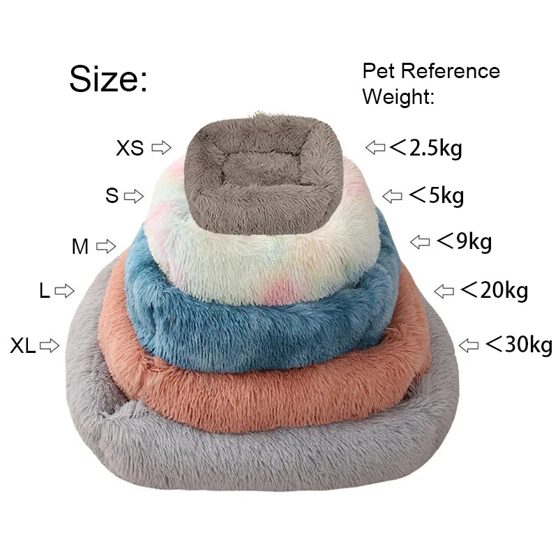 Rectangle Plush Dog Bed Winter Warm Mat