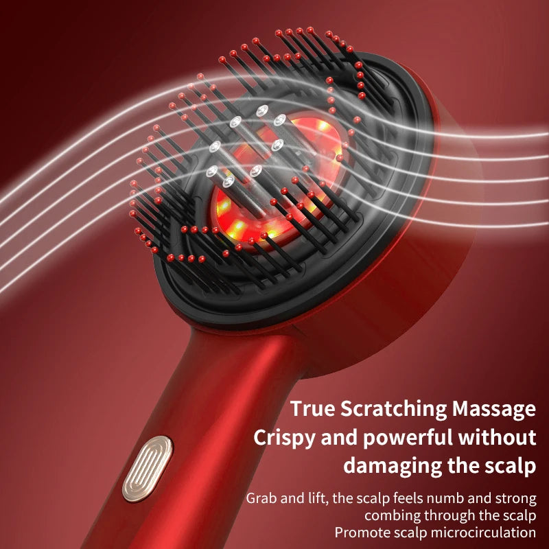 Power X Trade’s  Electric Massage Comb Portable Red Light Laser Comb for Hair Follicle