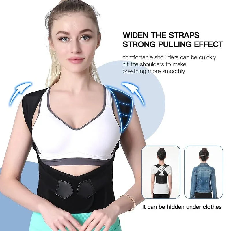 Posture Corrector for Women and Men  Adjustable Shoulder Posture Brace