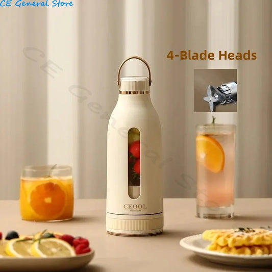 New Electric Blender Juicer USB Fast Rechargeable Mixer