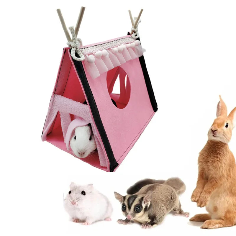 Small Pet Nest Felt Tent Rabbit Nest Hamster House