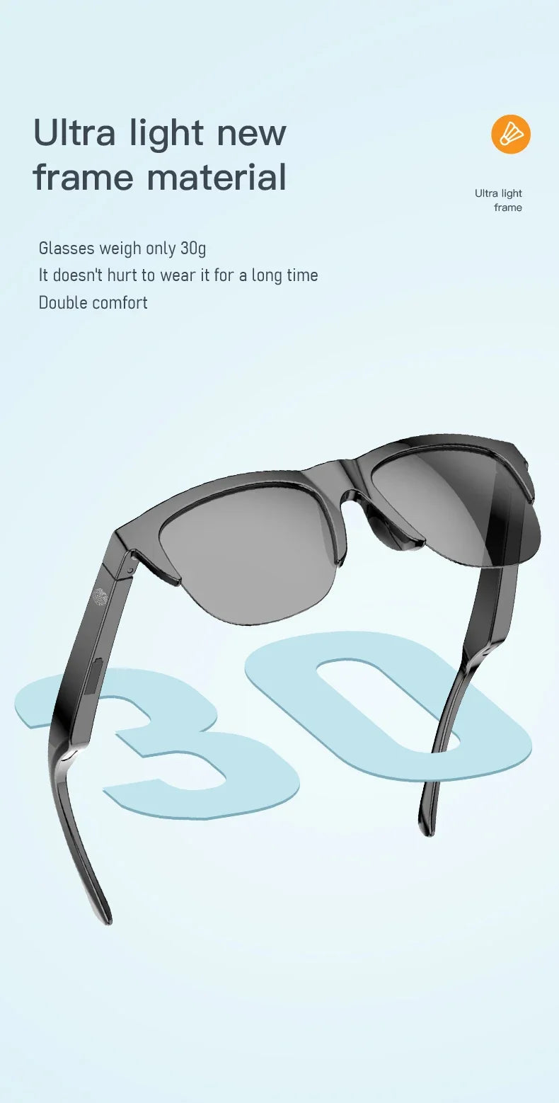 Smart Bluetooth Sunglasses Glasses Call Outdoor Sports