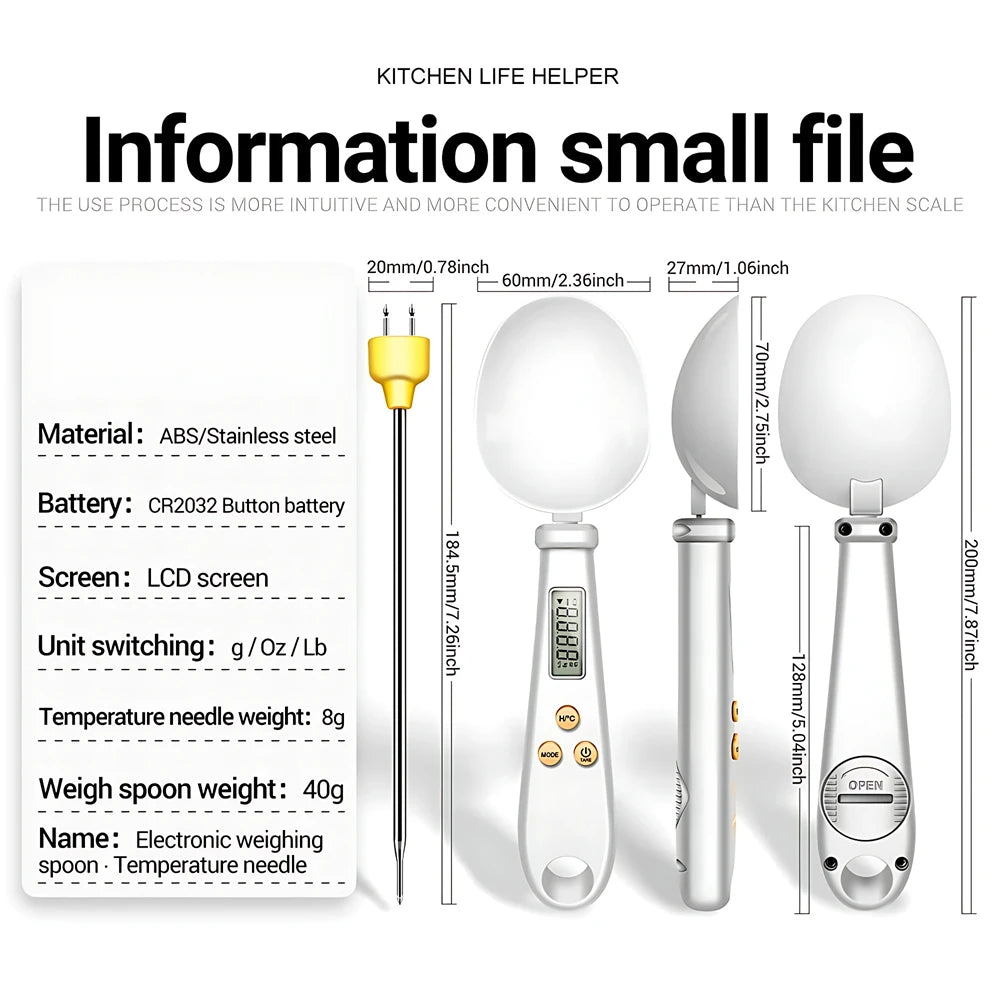 Electronic Scale Measuring Spoon